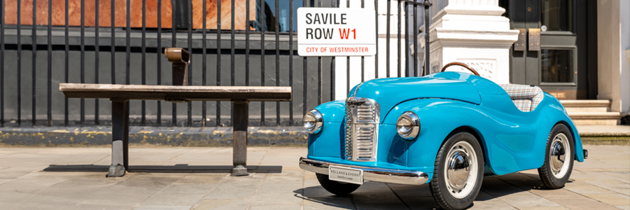 Austin ‘pedals’ its wares on Savile Row